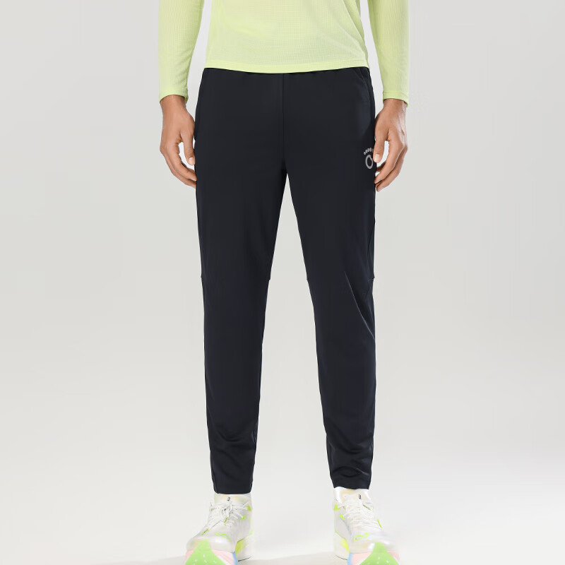 马孔多（macondo）跑步针织加绒长裤7代秋冬保暖可装手机跑步训练吸湿排汗运动裤子 黑色-男 3XL 男款