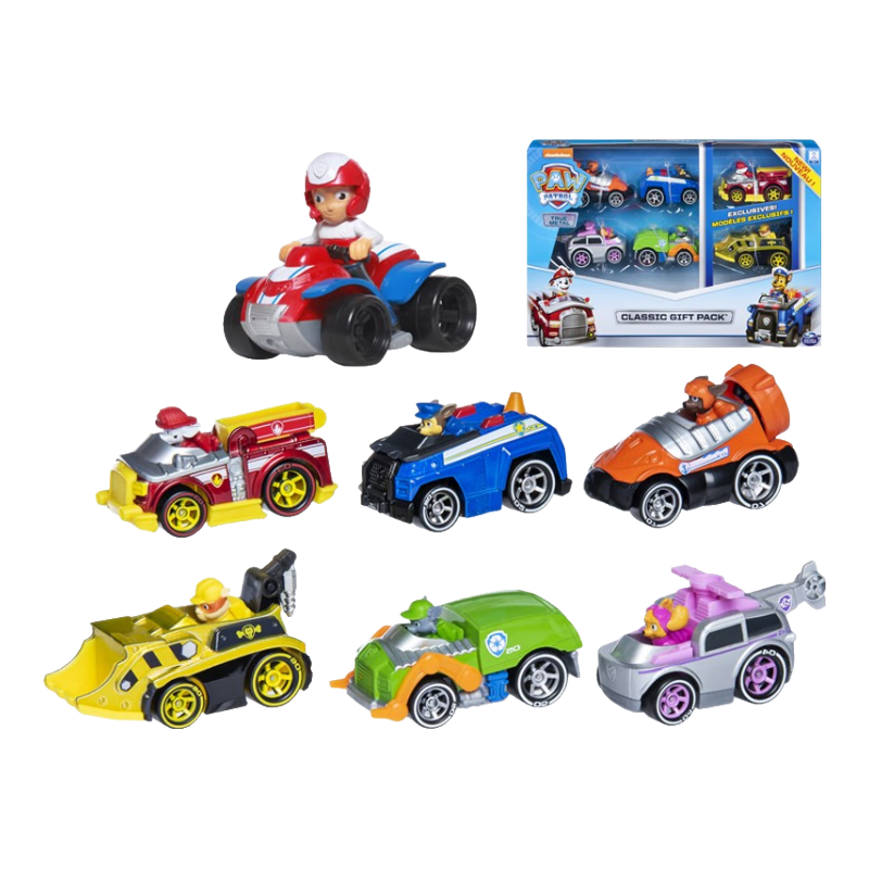 Paw Patrol 汪汪队立大功 16782 经典合金小赛车6只礼盒装