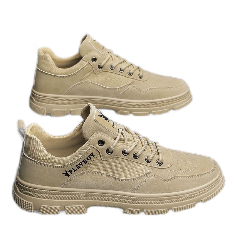 ���ڲ�������������Ь����Ь2025���ļ��¿����а�Ь��ʿ������Ь��װ�������ѥ�� ɳɫ WPL1612684 39