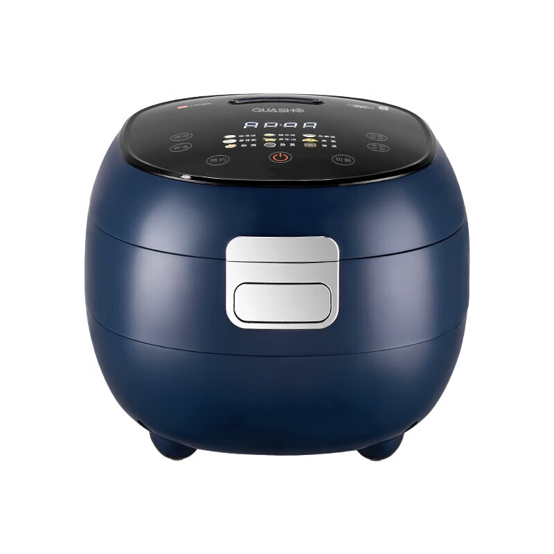 千寿日本无涂层多功能低糖电饭煲米汤分离沥米饭捞米蒸饭锅电饭锅家用1-4个人QS-A03E 宝蓝色 3L -304球釜母胆+沥糖胆 1-4人用