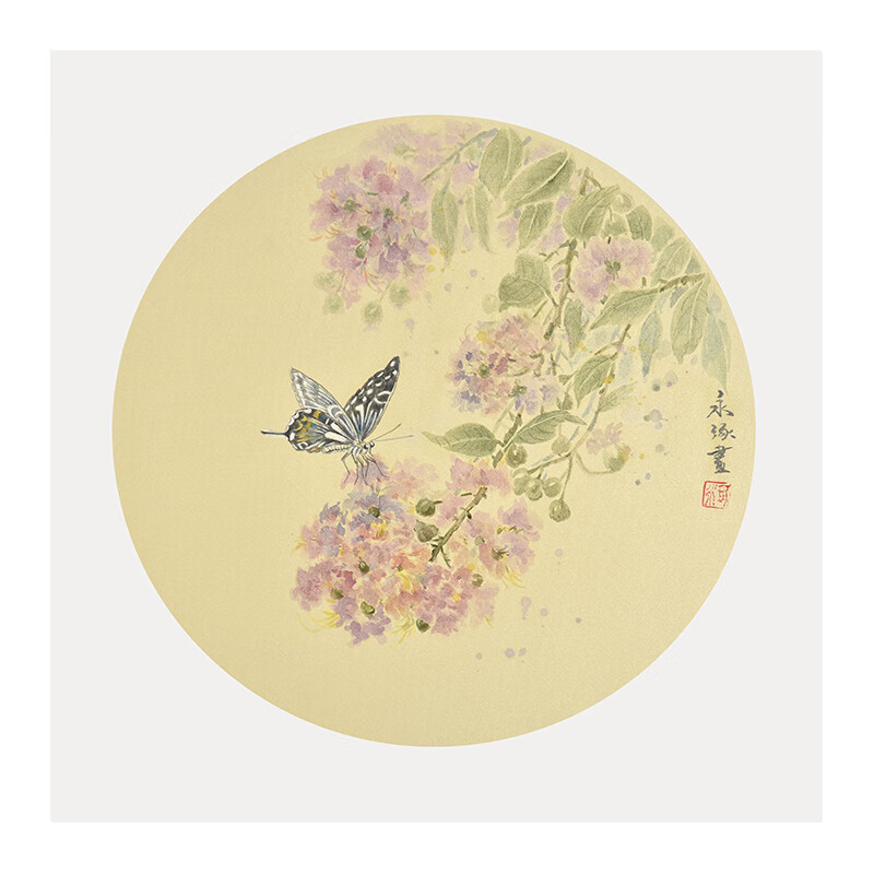 手绘原作收藏艺术家朱永琢水墨画国画水彩画现代简约客厅餐厅玄关卧室