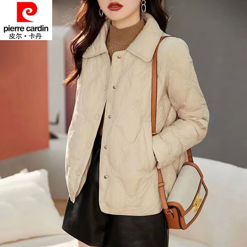 Ƥ��������pierre cardin��23���¿����θ��Ӽ��ޱ�����Ůʿ�̿��������������ᱡС���� ����ɫ XL 117-130�� 107Ԫ