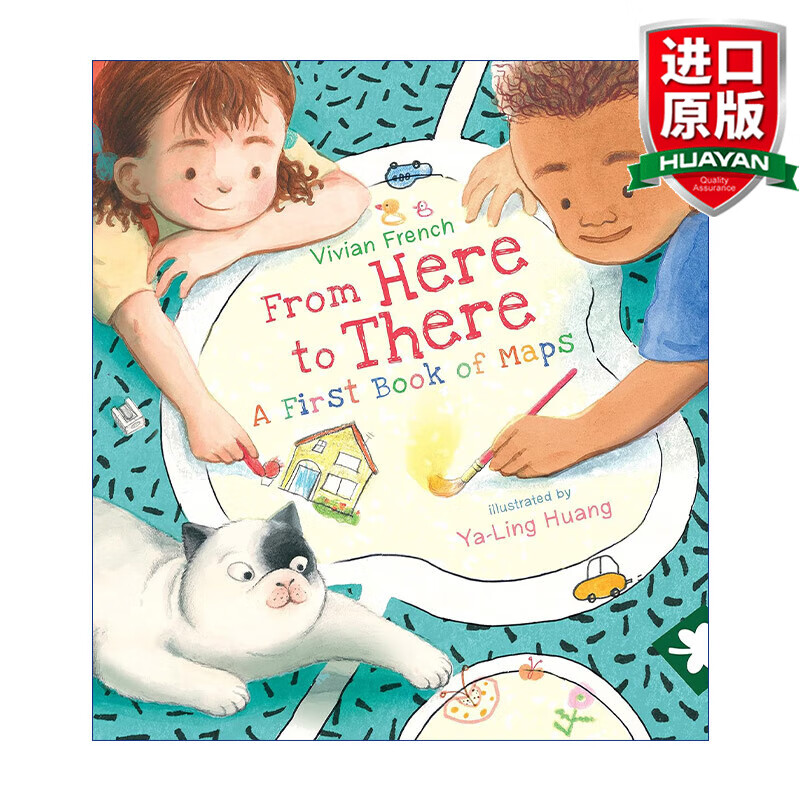 from here to there a first book of maps 英文原版 我的地图书 儿童