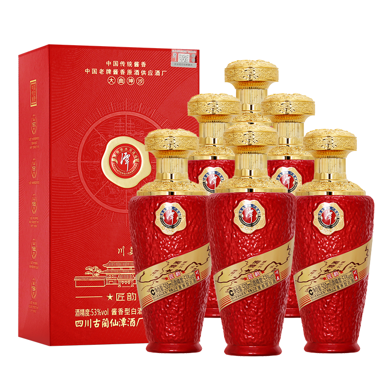 ���ڲ�����ę́���� ę́���Ͼƺ� ���ƾ� ��������ͼ���ϰ�װ������� �������� 53�� 500mL 6ƿ ����װ