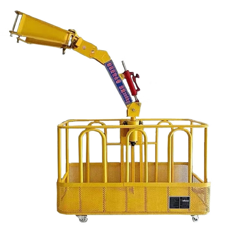吊车吊篮吊框360度旋转顶框高空作业旋转施工吊篮自动调平固定架 1.