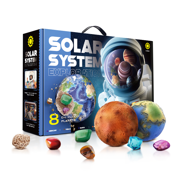 我的奇妙世界（i·wow）儿童玩具太阳八大星球考古挖掘探索玩具儿童新年