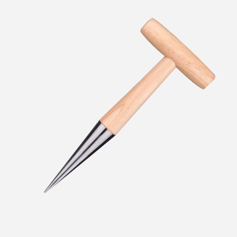 米詅穴盘播种器苗盘大蒜手动育苗播籽器园艺木柄打洞移苗种花种菜铲子