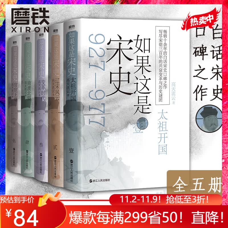 如果这是宋史（全5册）高天流云 辽宋风云 满江红岳飞怎么看?