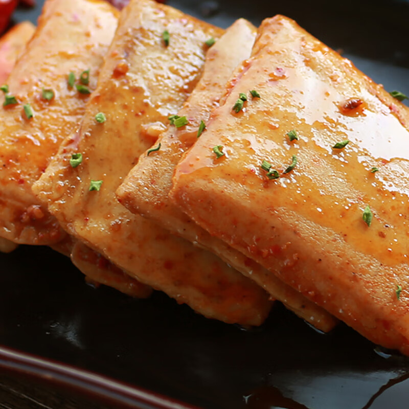 金磨坊鱼豆腐50包辣味小零食小吃休闲食品麻辣豆干豆腐干小包装 香辣
