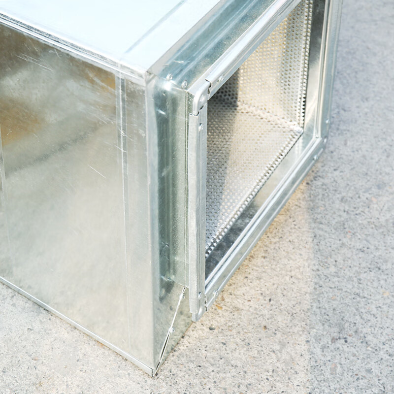 风机消声器镀锌风管消音箱新风静压隔音空调管道消声弯头