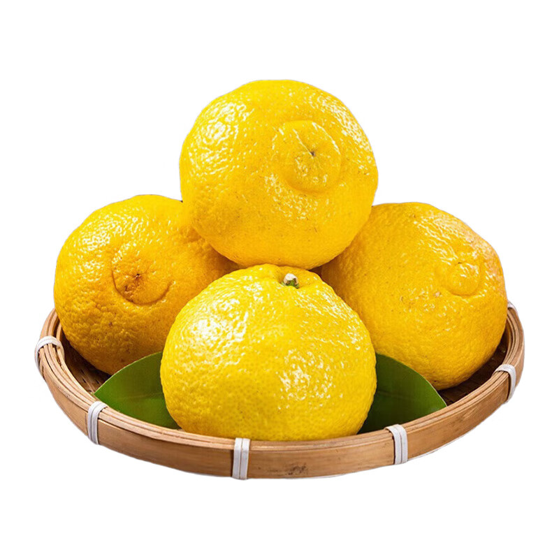 杨家姑娘 湖南怀化黄金贡柚 纯甜新鲜水果春香柚象山青黄金柑时令柚子礼盒 4.5斤 尝鲜小果60-70mm【顺丰/JD】