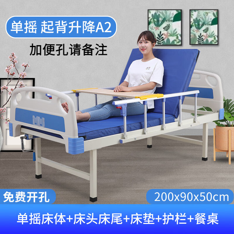 礼达康 护理床家用多功能瘫痪病人大小便老人升降床翻身病床医用床