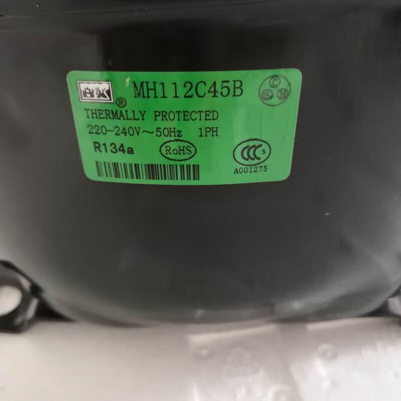 oloey冰柜展示柜压缩机白雪mh92r45a/mh112c45b制冷r134a mh92r45a