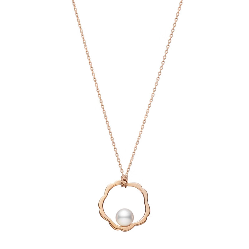 御木本女士珍珠吊坠 精致优雅百搭樱花项圈奢侈品首饰 pp-20620i