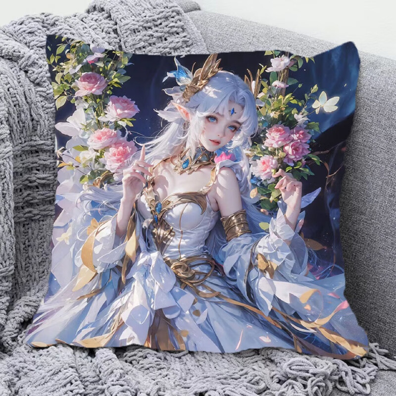 萌奇堡貂蝉周边抱枕 二次元动漫枕头女神闭月卡通靠枕学生日礼物 1