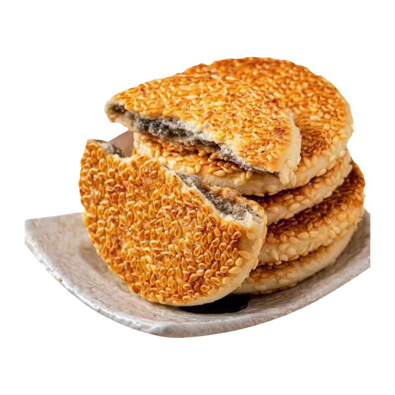 倍絕椒鹽芝麻餅糖尿人孕婦中老年人愛(ài)吃的健康小零食品無(wú)糖精控專(zhuān) 麻餅原味30個(gè)