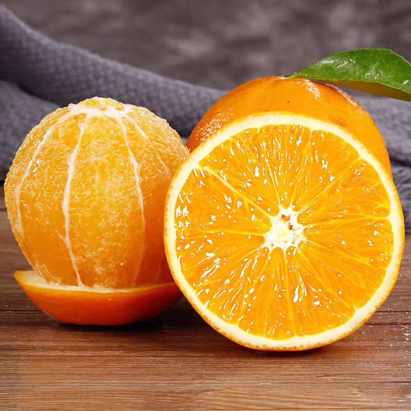 千园九味九月红果冻橙 新鲜水果当季时令应季现摘手剥橙子整箱桔橘子 精选净重5斤单果【60-70mm】