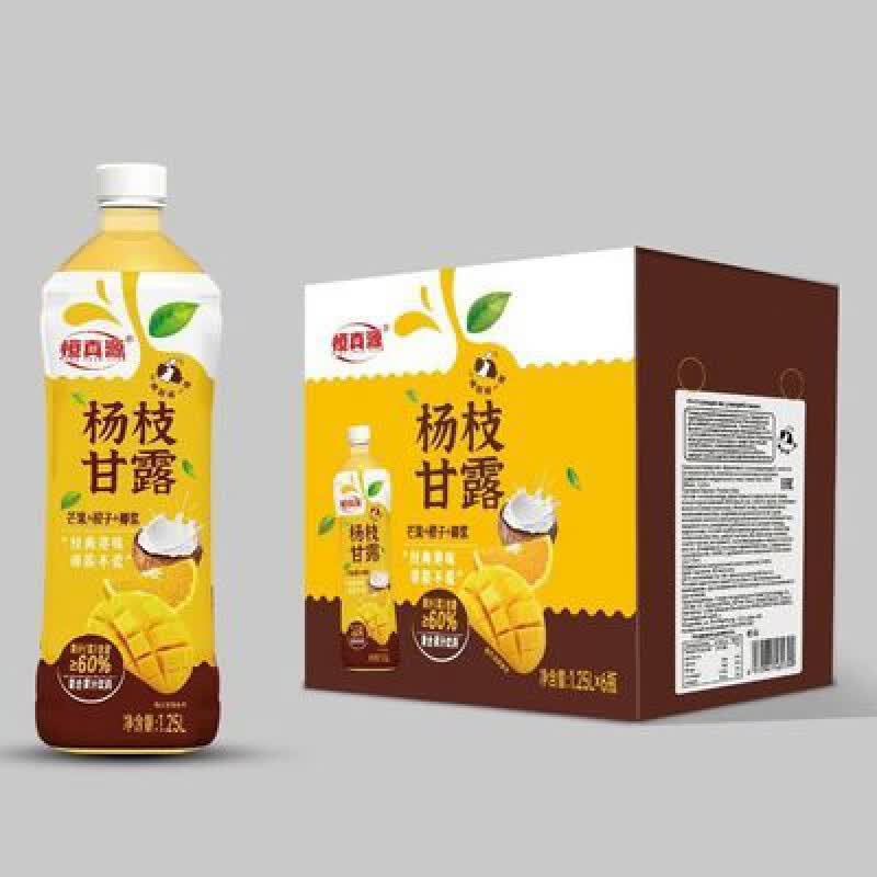 红允恒真源杨枝甘露1.25l,2瓶装 恒真源杨枝甘露1.25l,2瓶装