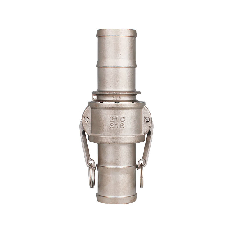 辉周304不锈钢宝塔快速接头e c型公母卡套式快接卡扣高压油管皮管水嘴