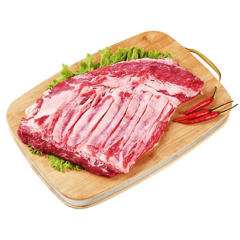 伊舜散养新鲜现宰白山羊剔骨羊肉羊肋排羊排骨羊肋条肉生鲜烧烤食材 剔骨羊肋条肉1000克