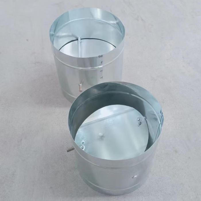 惠利得镀锌风管止回阀自动 单向阀 管道闸门 防倒风窜味管道止逆阀