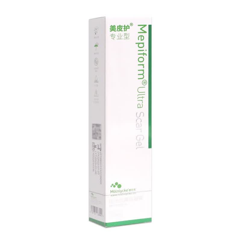 美皮护医用疤痕硅凝胶美皮护疤痕膏皮肤病理性疤痕膏 1盒*15g 贈棉签