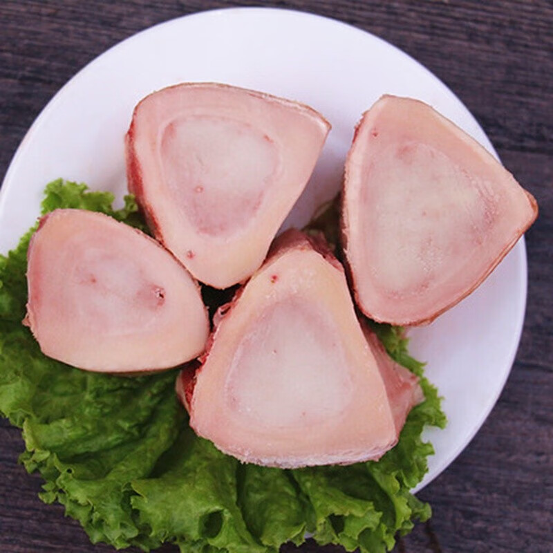 伊舜新鲜现宰杀黄牛牛骨髓牛筒骨生鲜牛棒骨现杀黄牛腿骨熬汤 筒骨骨髓2000克