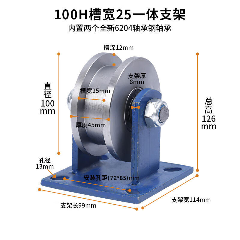 铁大门滚轮大全图片