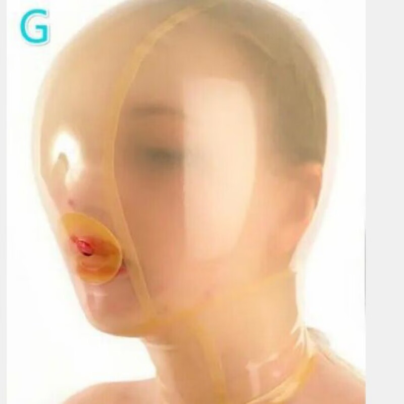 美姬 窒息情趣面罩sm情趣道具 重口味乳胶面具头套乳胶衣服成人头套