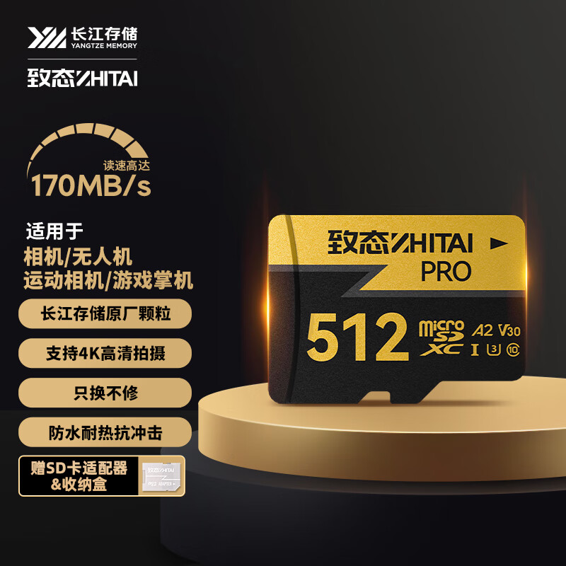 致态推出 PRO / Endurance 存储卡:长江存储原厂颗粒,51.9 元起 - IT之家