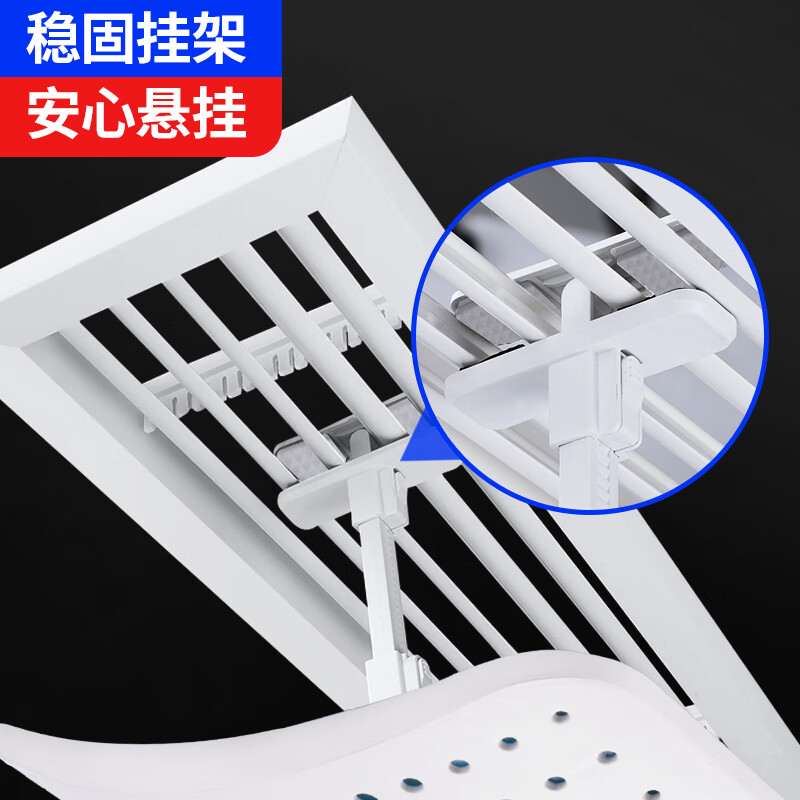 美纳美中央空调出风口挡风板坐月子防冷风直吹导风罩遮风板转移导风神器 【升级活性炭款】适用风口150cm
