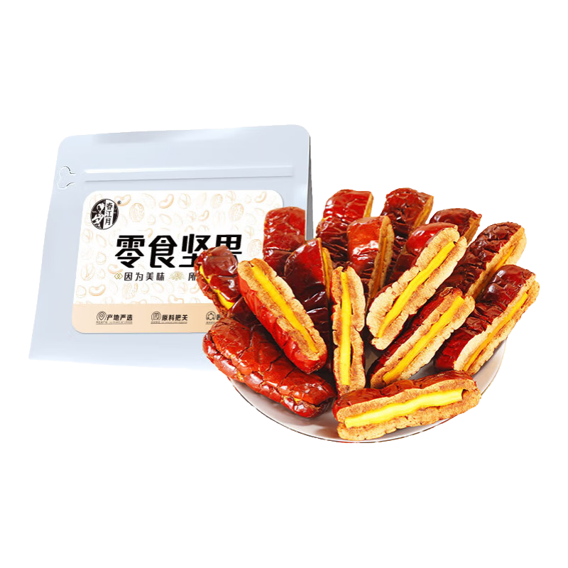 春江月 紅棗夾芒果干無核紅棗夾芒果干香甜軟糯營養(yǎng)健康解饞零食果脯 【棗夾芒果干】250g*1袋