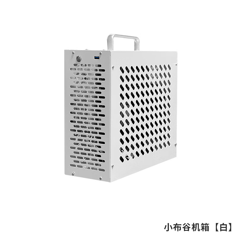 巧美台式电脑机箱MATX主板全高显卡白色手提式台式机箱外壳小布谷 小布谷机箱