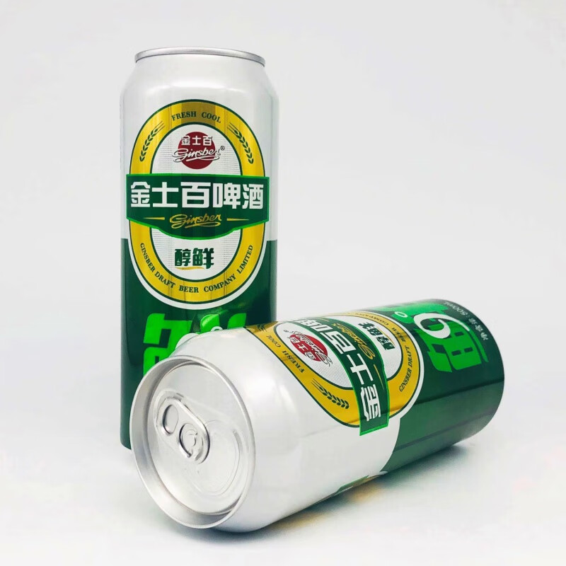 赤耳东北特产金士百醇鲜啤酒金大蒙整箱12听黄啤酒 500ml 醇鲜9度x6听