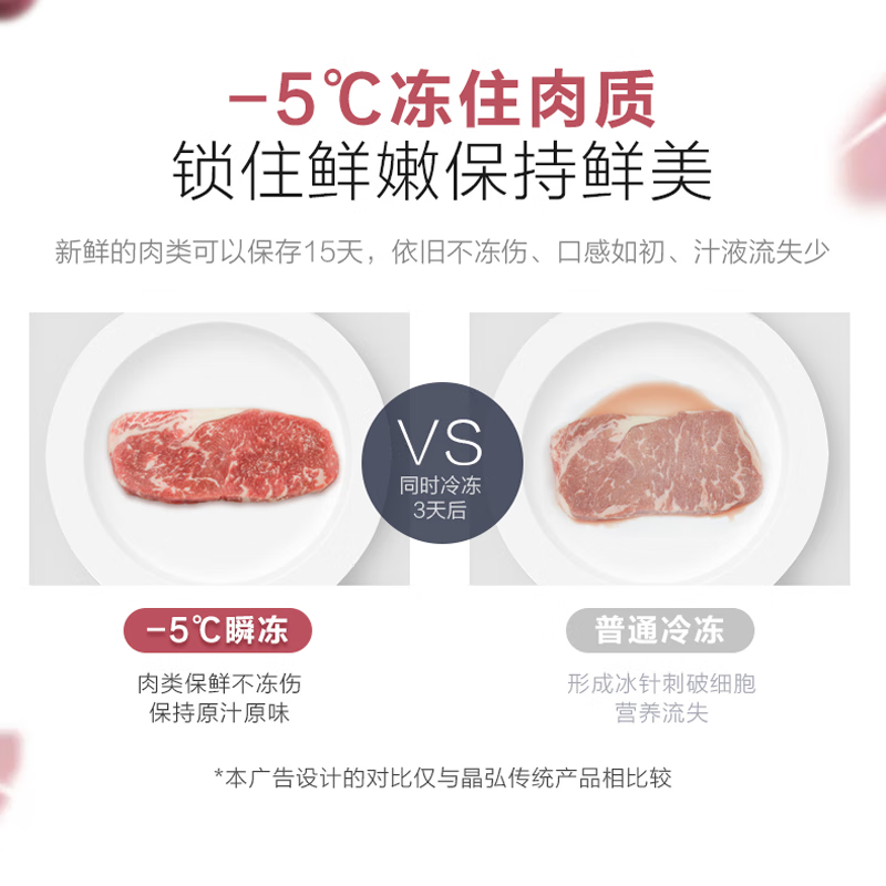 格力晶弘339升法式多门变频风冷无霜冰箱 -5℃瞬冻不结冰魔法冰箱除菌保鲜黑科技家用大容量 BCD-339WPQG/极光金