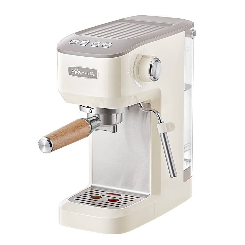 Bear 小熊 咖啡机 意式家用小型15Bar泵压式  美式全半自动咖啡机办公室商用奶泡一体机 送礼推荐 KFJ-N12V1