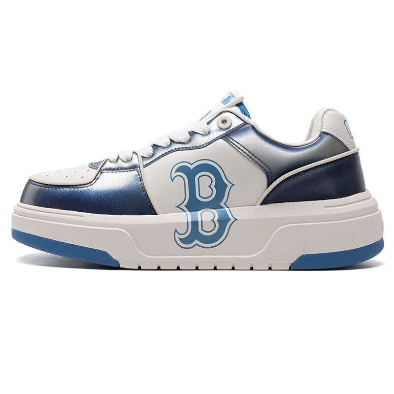 美职棒(mlb)男鞋女鞋滑板鞋 时尚潮流运动鞋情侣厚底板鞋低帮休闲鞋学