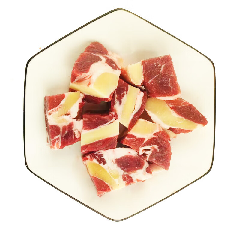 伊舜国产新鲜牛板筋牛大筋牛筋牛肉筋生鲜牛肉筋头巴脑牛杂烧烤食材 板筋带肉2000克