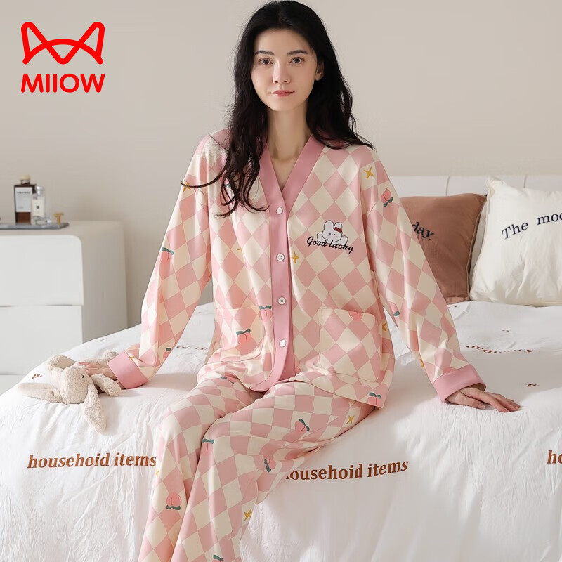 ���ڲ�����è�ˣ�MiiOW��100%����˯��Ů���ﳤ�俪��V���Լ��ϵ�ͷ��Ҿӷ���װʱ���⴩ 3712��ɫ 2XL (����140-160��)