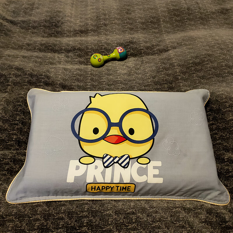 mujia無印式纯棉儿童专用小枕套30×50宝宝素万乳胶枕头套40x60 贵族