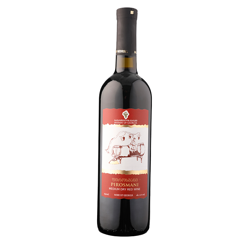 海列巴（KHAREBA）格鲁吉亚原瓶进口红酒皮诺斯马尼半甜型葡萄酒 单只装750ml 750ML单只装-精选优惠专栏-全利兔-实时优惠快报