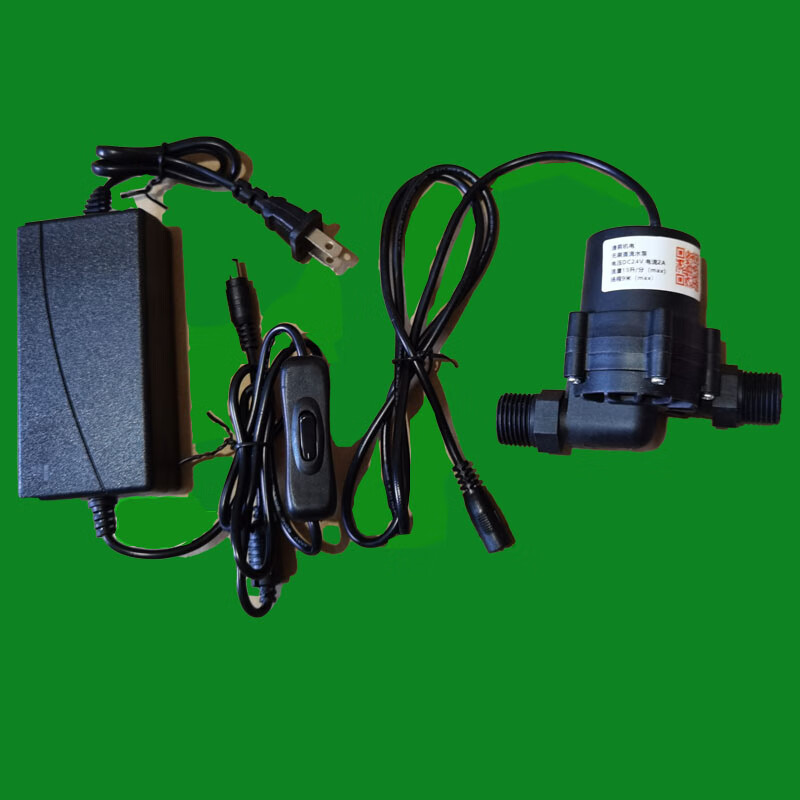 洗澡增压泵 大功率全自动加压泵无刷直流12v循环小热水泵 dc24v9米