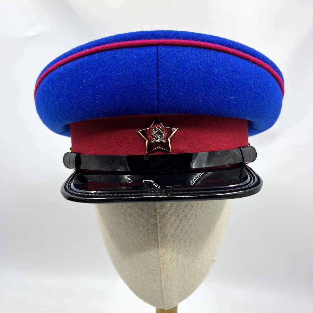 舟渡石三公社苏联政委帽【石三公社】nkvd升级版 大檐帽 苏维埃内务部