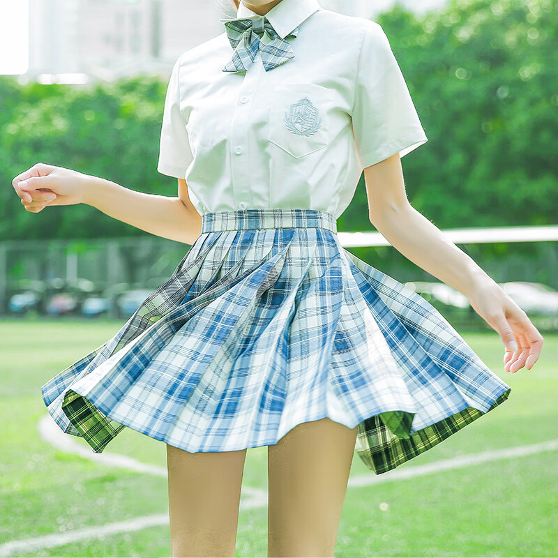 法比兔(fanbeeto)【温柔一刀】jk制服全套学院风高腰半身裙学生校服
