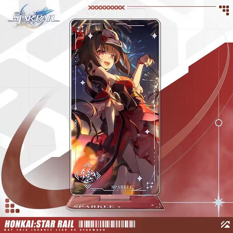 挽刻崩坏星穹铁道周边光锥主题大立牌银狼三月七动漫卡芙卡手办摆件