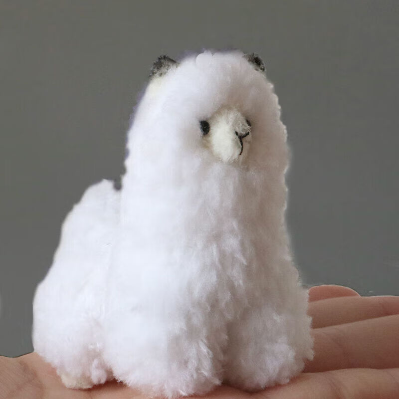 薇欧漫手感羊驼超密羊毛扭扭棒手工diy羊毛毡羊驼材料包毛绒玩具公仔