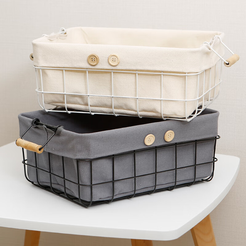 品置物架书桌客厅茶几收纳零食筐子 终身领布衬付款后凡是再次购买