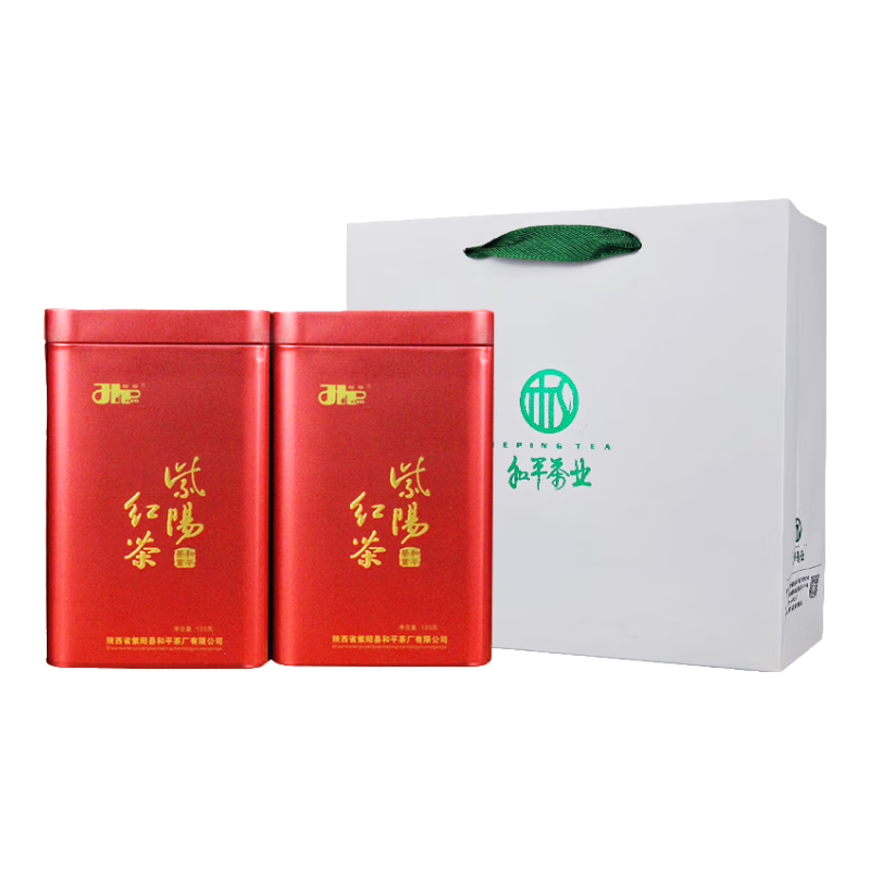 和平茶业一级紫阳红茶 安康紫阳富硒茶产区 浓香型功夫红茶礼盒250g
