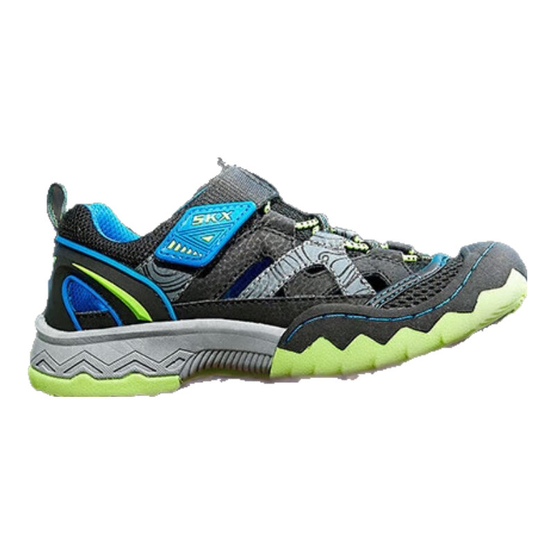 Skechers斯凱奇商場同款男童鞋漁夫鞋夏季包頭休閑沙灘鞋407031L