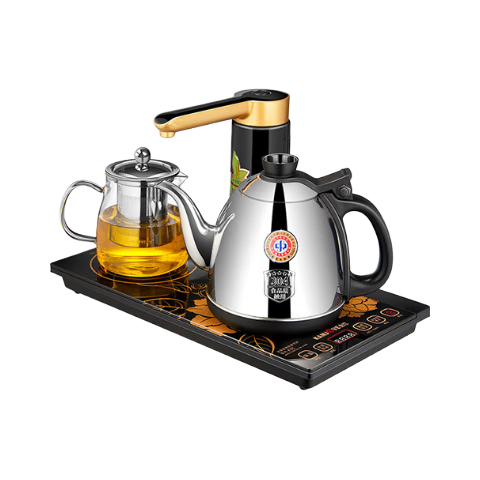 金灶（KAMJOVE）电茶壶烧水保温茶壶 自动上水电热水壶泡茶壶茶具套装 台嵌两用 K9C 0.9L